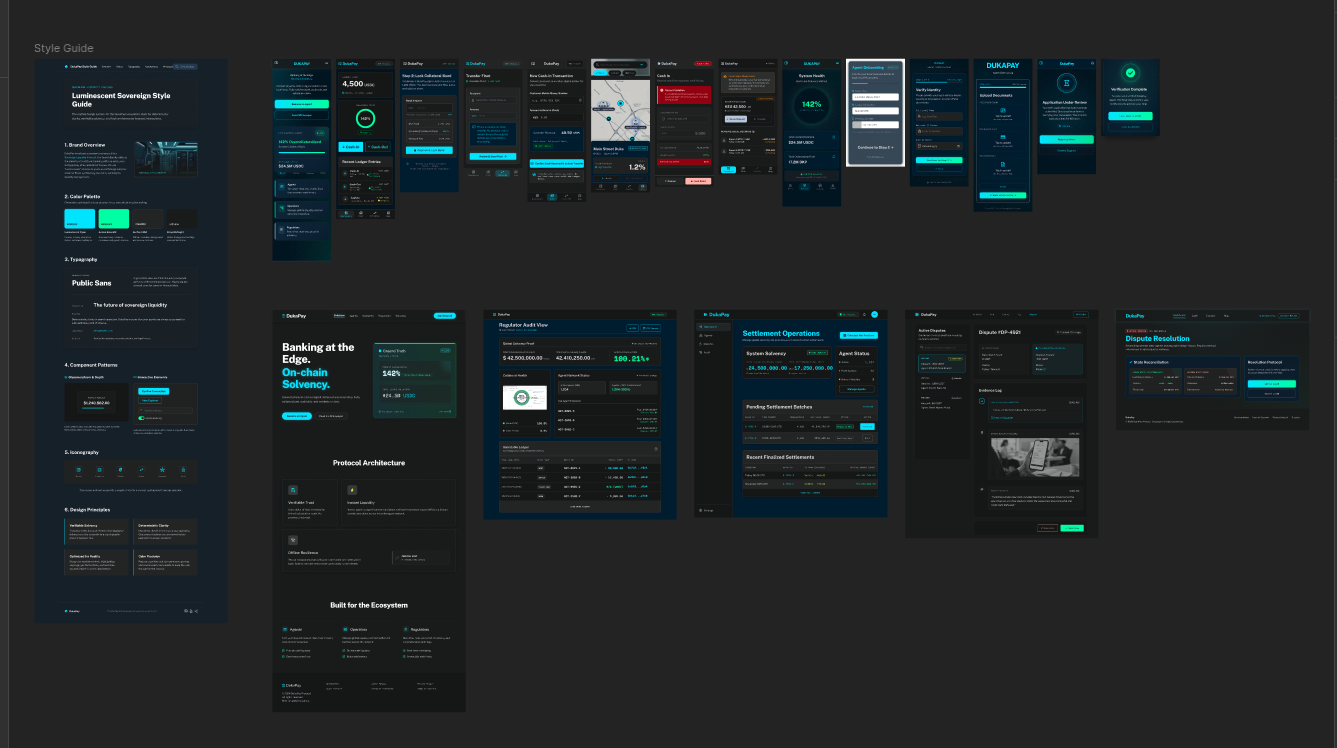 dukapay UI design